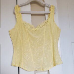 Arianne Lace Embroidered Corset Cami. Size XS